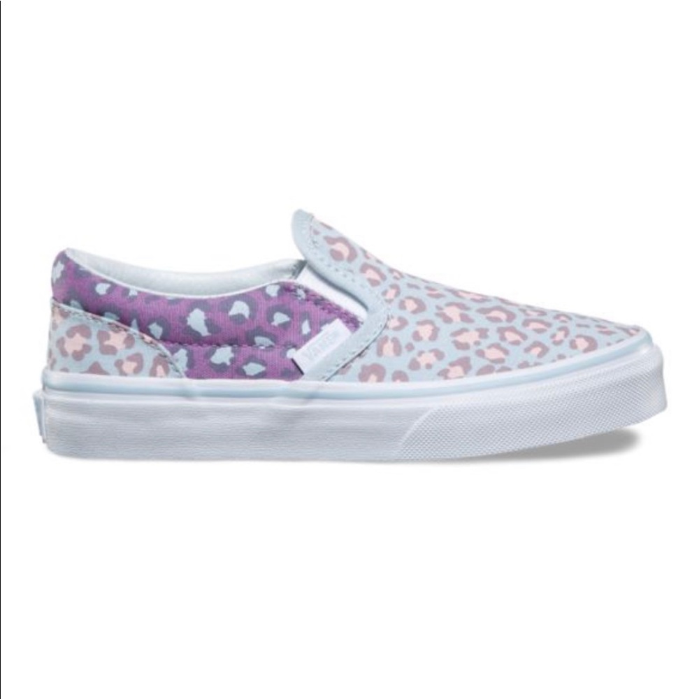 Vans 2 tone leopard slip on